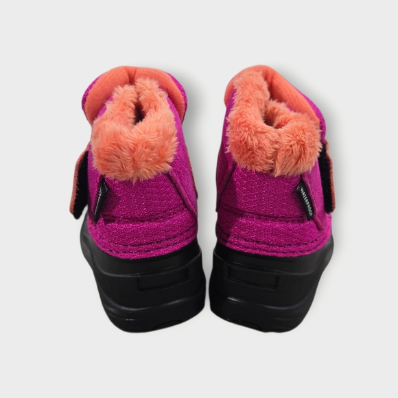 NORTH FACE Alpenglow II Toddler Girls Sz 5 Snow Boots Winter Waterproof Pull On - Picture 5 of 7